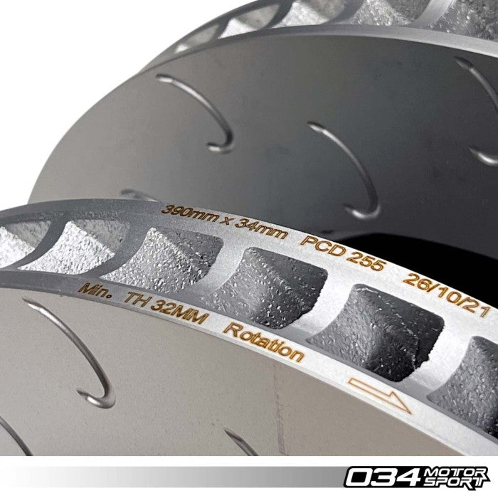 2-Piece Floating Front Brake Rotor Upgrade Kit For Audi R8 Gen 1 & Gen 1.5