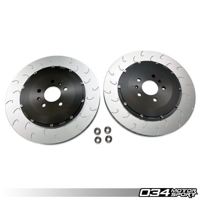 2-Piece Floating Front Brake Rotor Upgrade Kit For Audi R8 Gen 1 & Gen 1.5