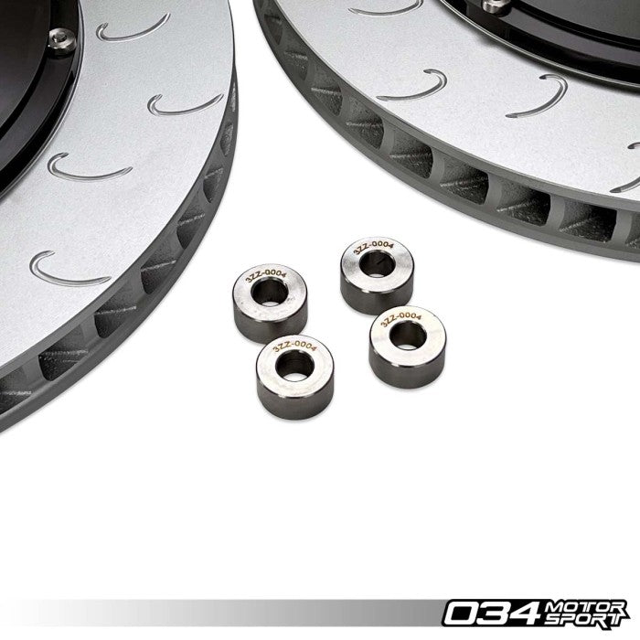 2-Piece Floating Front Brake Rotor Upgrade Kit For Audi R8 Gen 1 & Gen 1.5