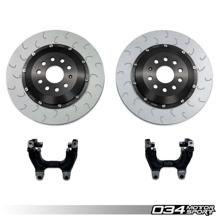 2-Piece Floating Rear Brake Rotor 350mm Upgrade for MQB VW & Audi