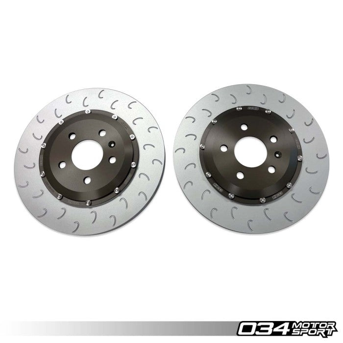 2-Piece Floating Rear Brake Rotor Upgrade Kit for Audi B8/B8.5 S4/S5 & Q5/SQ5