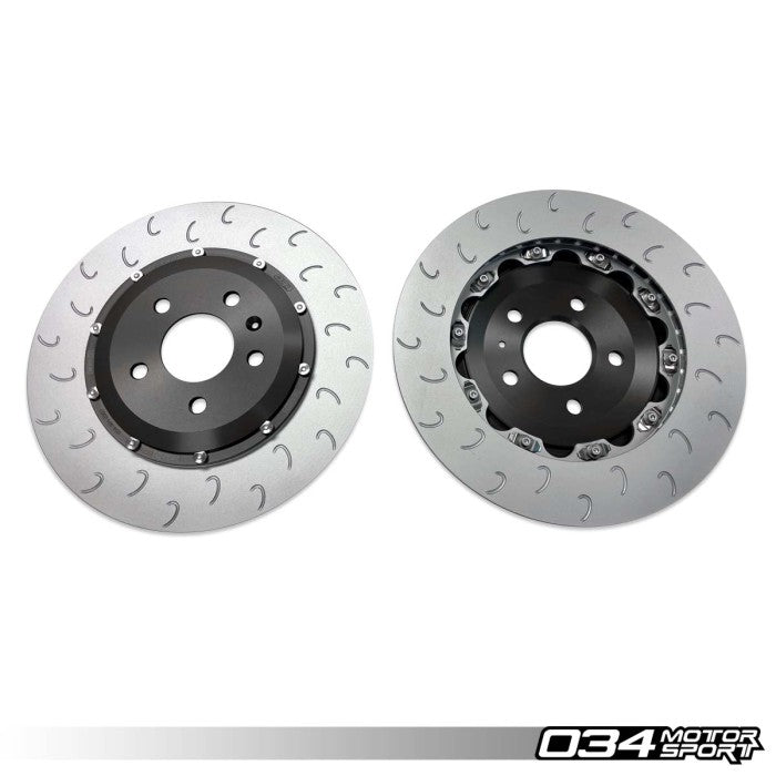 2-Piece Floating Rear Brake Rotor Upgrade Kit for Audi B8/B8.5 S4/S5 & Q5/SQ5