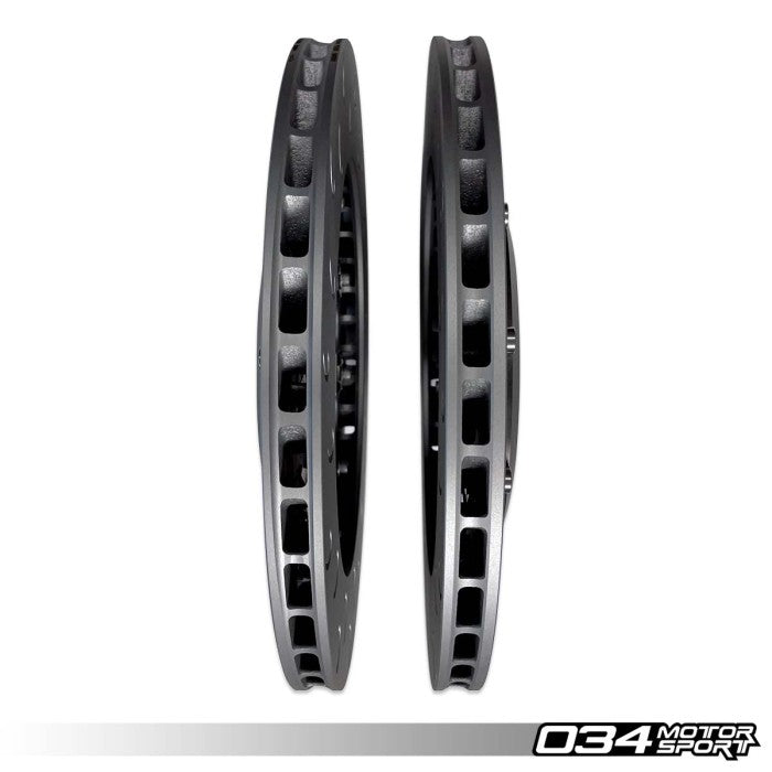 2-Piece Floating Rear Brake Rotor Upgrade Kit for Audi B8/B8.5 S4/S5 & Q5/SQ5