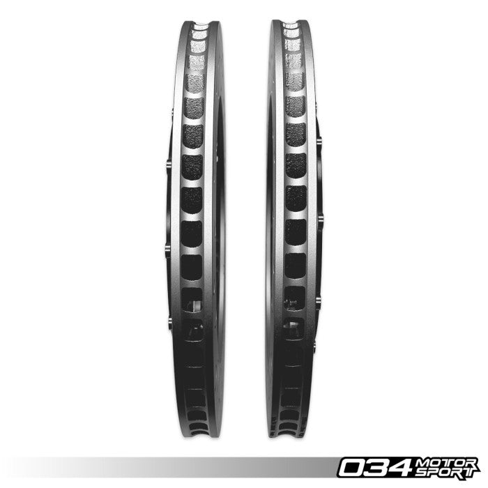 2-Piece Floating Rear Brake Rotor Upgrade Kit for Audi C8 S6/S7, D5 A8/S8, & 4M/4M.5 Q7/SQ7/Q8/SQ8