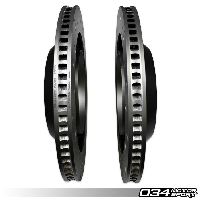 2-Piece Floating Rear Brake Rotor Upgrade Kit for F8X BMW M2 Competition/CS, M3/M4 C/CS, & M4 GTS (2NH/2NK Caliper)