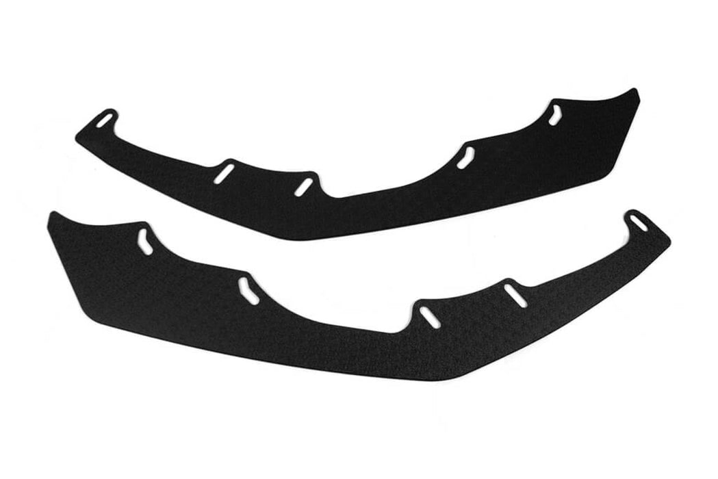 GT Mustang S550 FN Front Lip Splitter Extensions (Pair)-Flow Designs