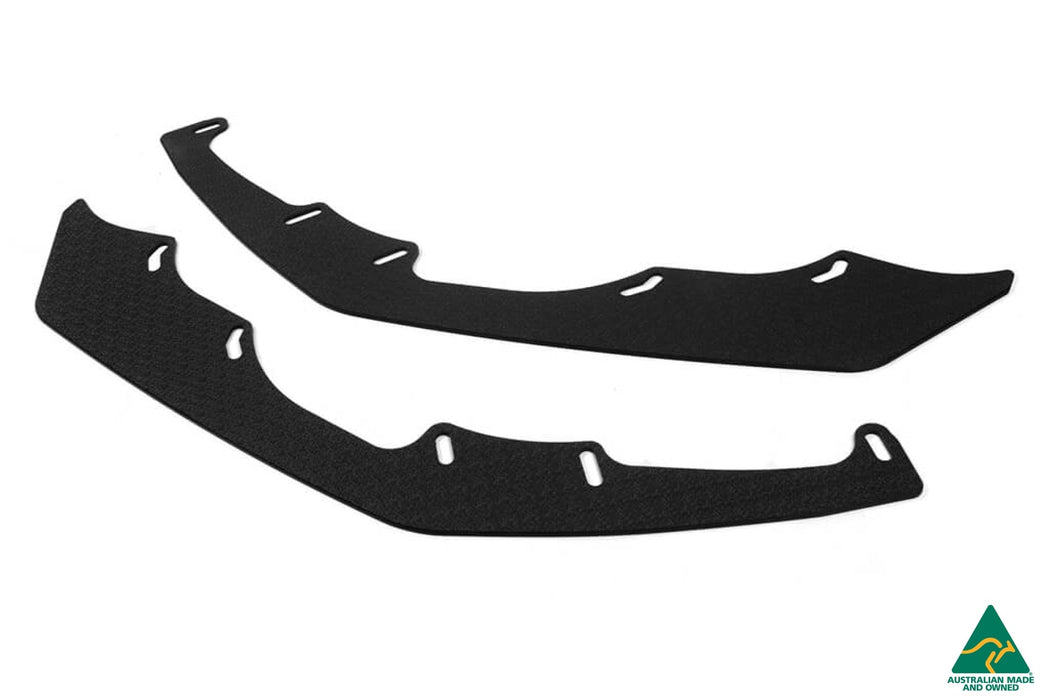 GT Mustang S550 FN Front Lip Splitter Extensions (Pair)-Flow Designs