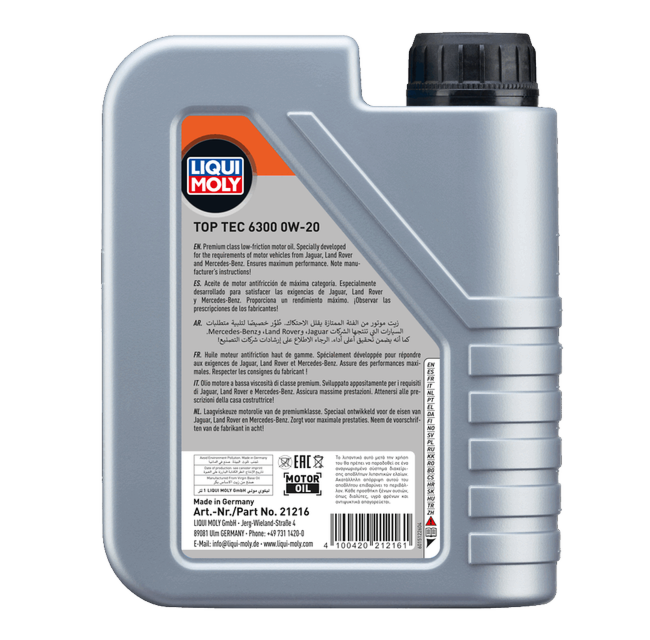 Top Tec 6300 0W-20 | LIQUI MOLY