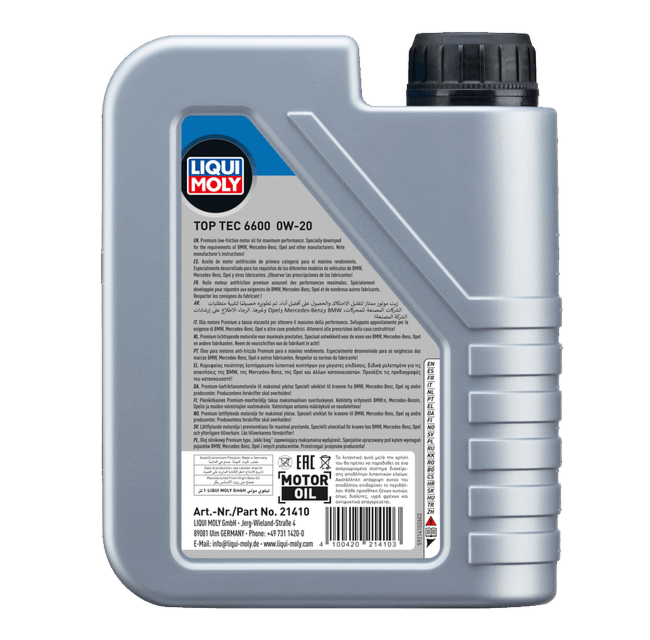 Top Tec 6600 0W-20 | LIQUI MOLY