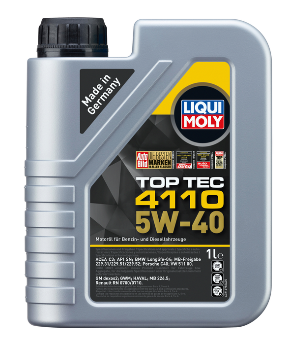 LIQUI MOLY TOP TECH 4110 5W-40 | 1L - Harrys Euro