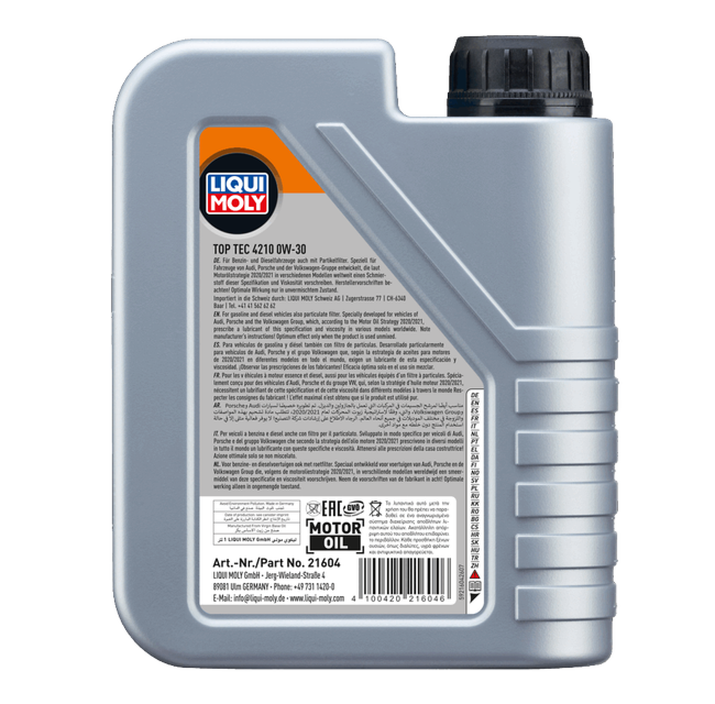 Top Tec 4210 0W-30 | LIQUI MOLY