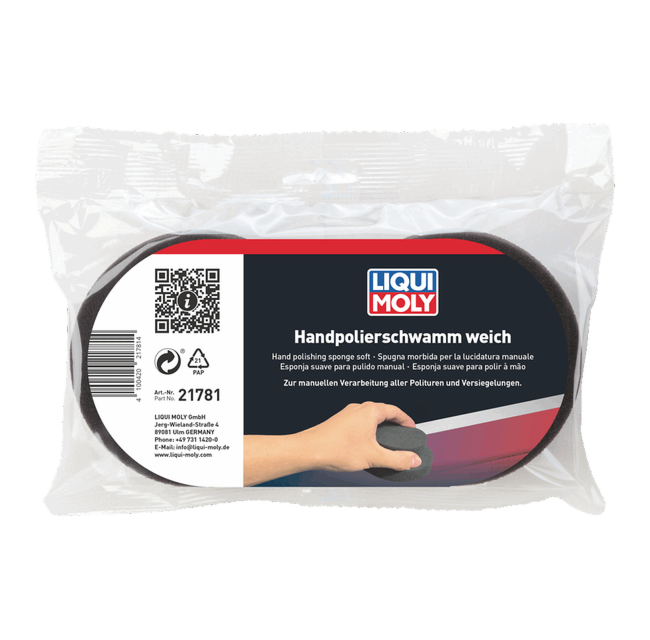 Hand polishing sponge soft (2 pieces) | LIQUI MOLY