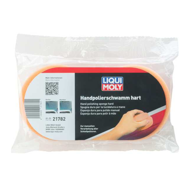 Hand polishing sponge hard (2 pieces) | LIQUI MOLY
