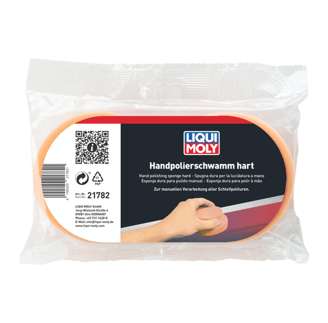 Hand polishing sponge hard (2 pieces) | LIQUI MOLY