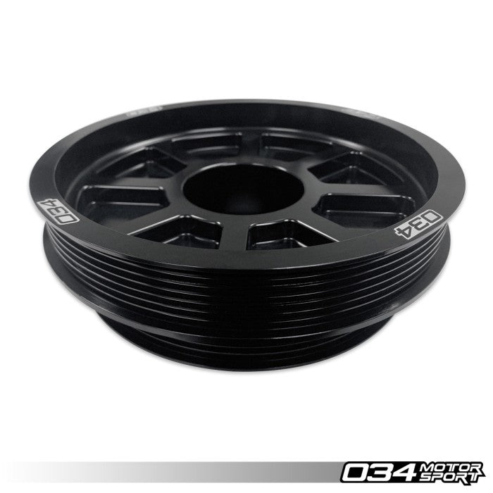 034Motorsport 3.0 TFSI Supercharger 190mm Crank Pulley Upgrade, B8/B8.5 Audi S4/S5/Q5/SQ5 & C7 Audi A6/A7
