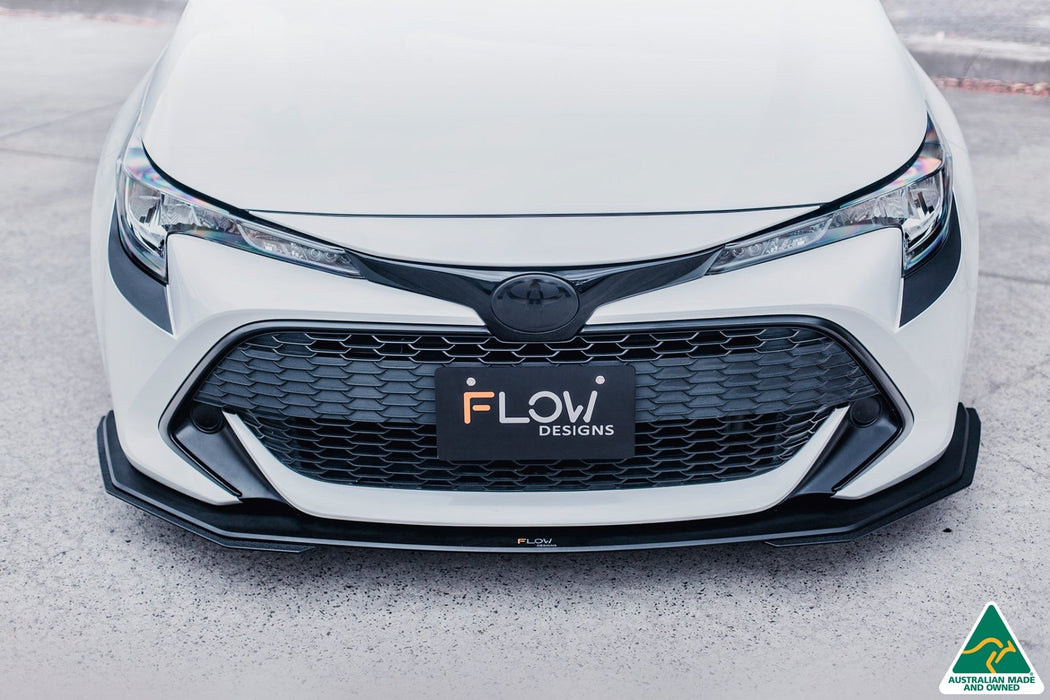 Corolla MZEA12R/ZWE211R 2018-2022 Front Lip Splitter Extensions (Pair)-Flow Designs