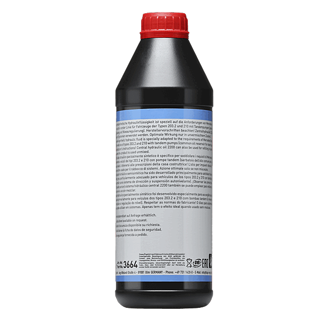 Central Hydraulic System Oil 2200 | LIQUI MOLY