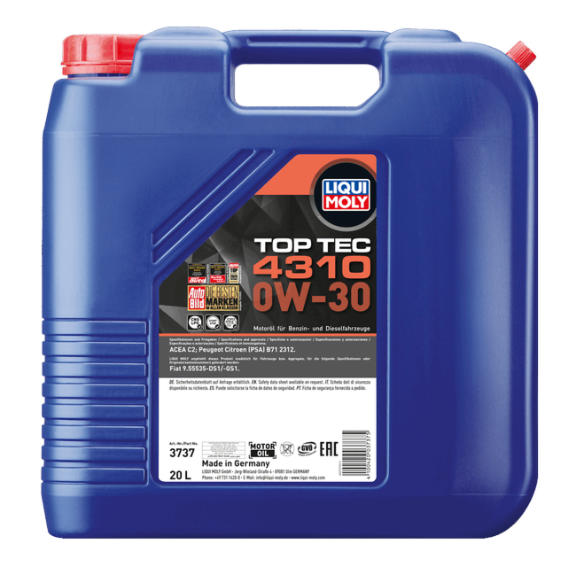 Top Tec 4310 0W-30 | LIQUI MOLY - Harrys Euro