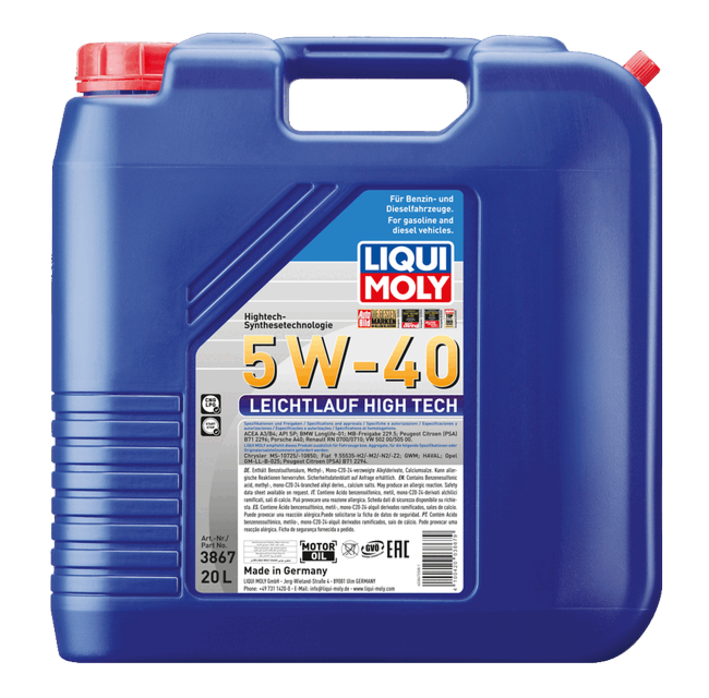 Leichtlauf High Tech 5W-40 | LIQUI MOLY