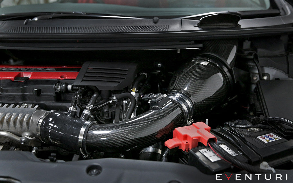 Eventuri - V2 FK2 Civic Type R LHD Carbon / Kevlar intake with upgraded Carbon/Kevlar Tube