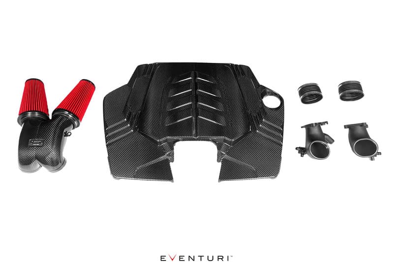 Eventuri - Lamborghini Urus VAG 4.0 V8 Twin-Turbo Upgraded Turbo Inlet Pair - TTE1020 - Internal diameter 60mm