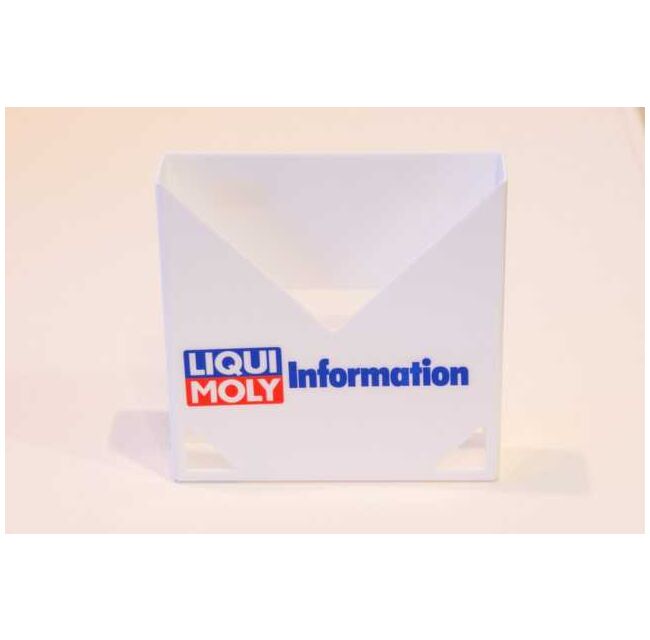 Brochure box with two adhesive pads | LIQUI MOLY - Harrys Euro