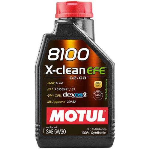 Motul 5W30 - 8100 X-Clean Efe - 1L (C2,C3)