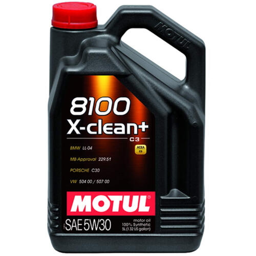 Motul 5W30 - 8100 X-Clean + - 5L (C3)