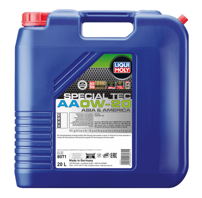 Special Tec AA 0W-20 | LIQUI MOLY