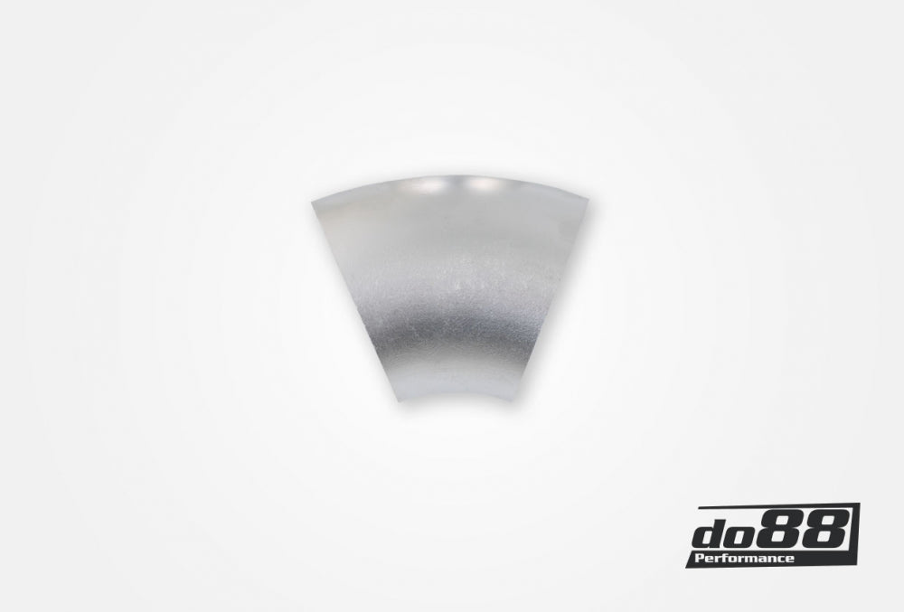 Aluminum pipe 45¡ 76x3 mm, long radius