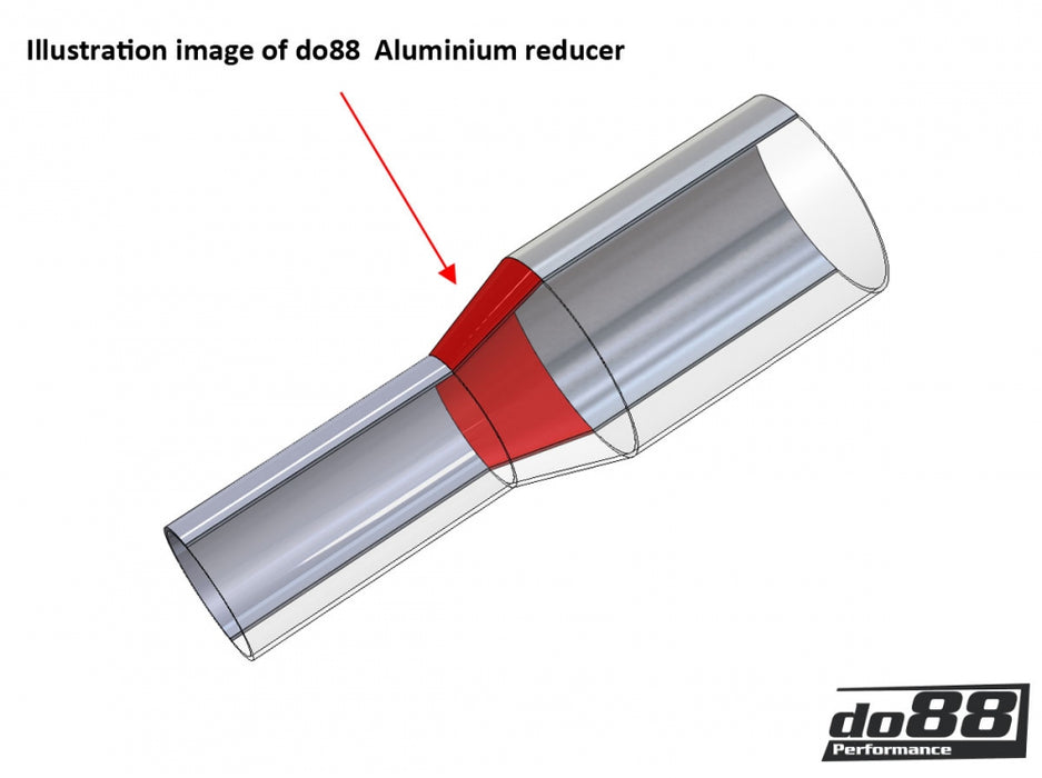 Aluminium reducer 2,375-3´´ (60-76mm)