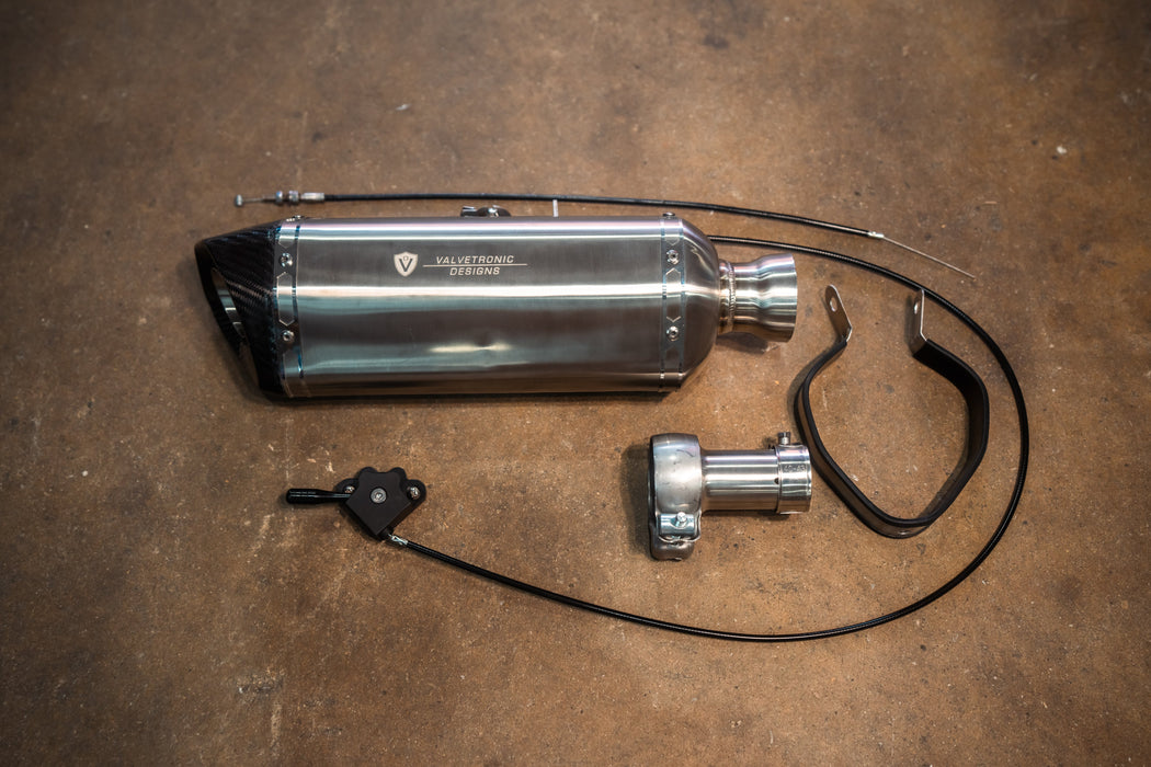 Valvetronic Motorcycle Valved Muffler - Harrys Euro