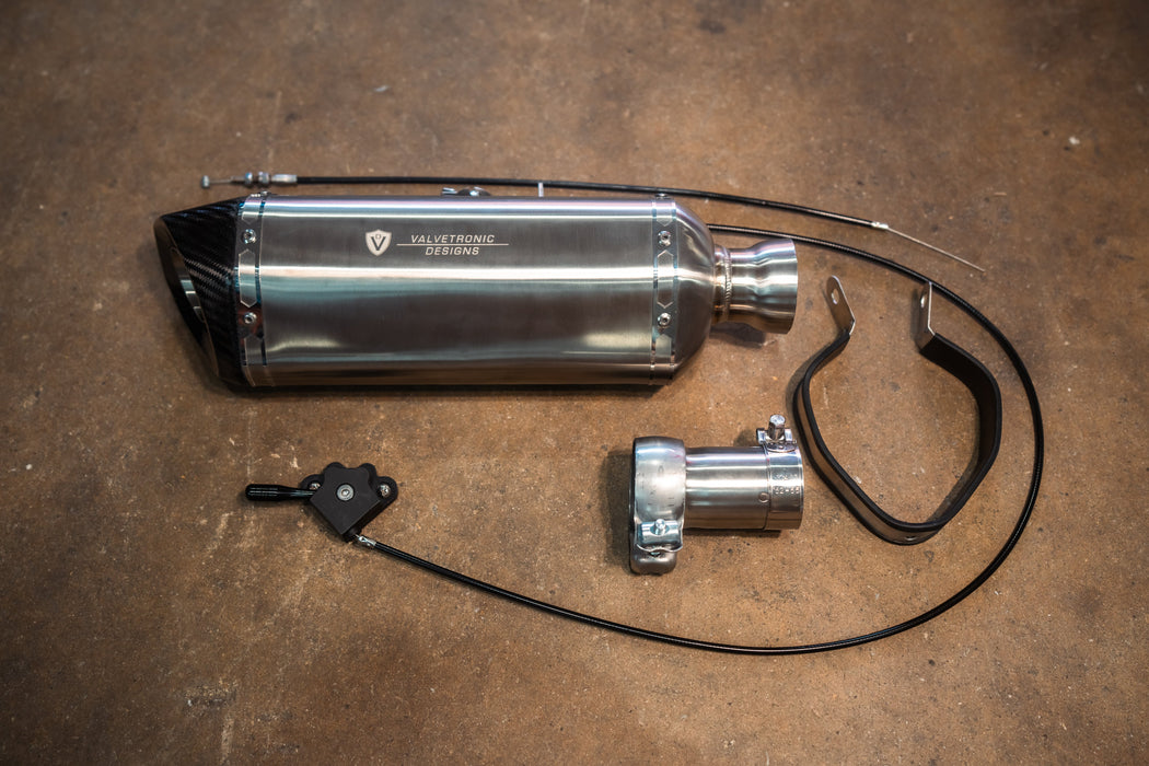 Valvetronic Motorcycle Valved Muffler - Harrys Euro