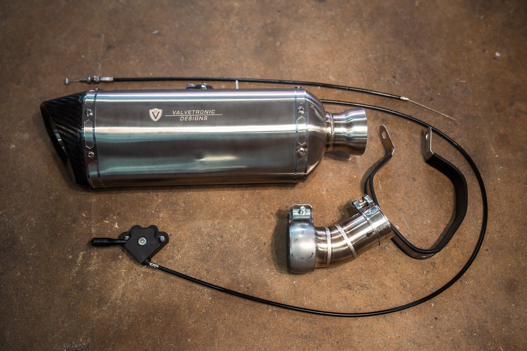 Valvetronic Motorcycle Valved Muffler - Harrys Euro