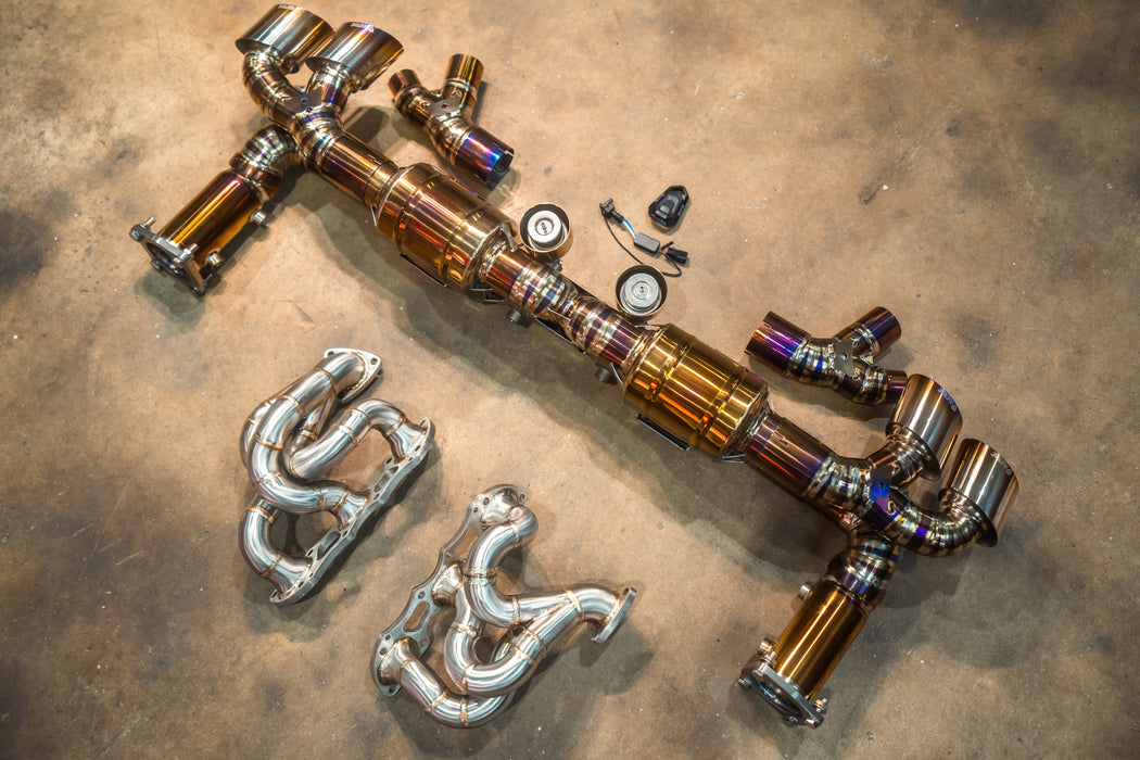 Valvetronic Valved Race Exhaust System for Porsche 911 Turbo 991.1 / 9