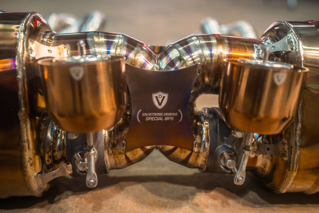 Valvetronic Valved Race Exhaust System for Porsche 911 Turbo 991.1 / 9
