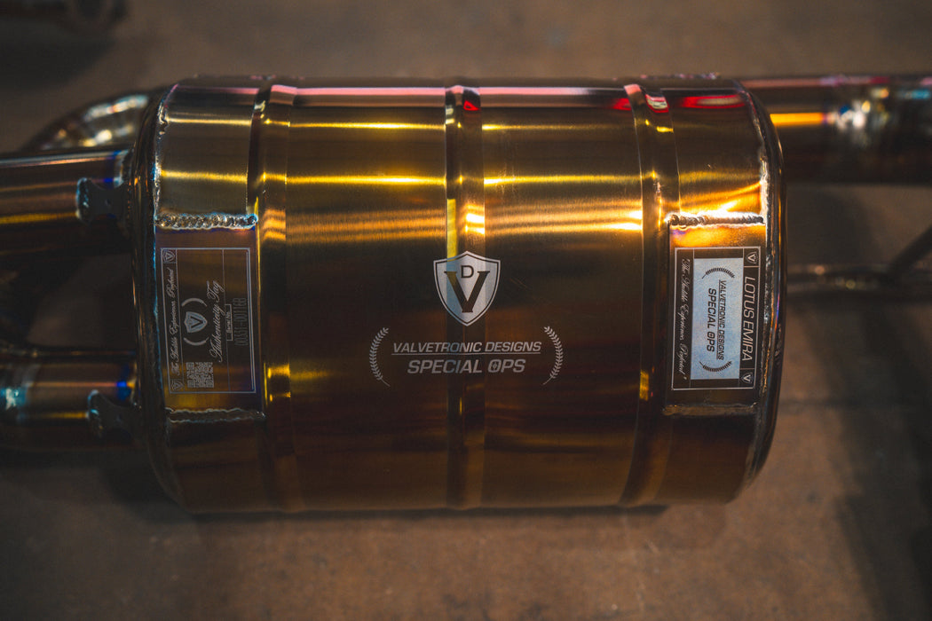 Lotus Emira Valved Sport Exhaust System - Harrys Euro