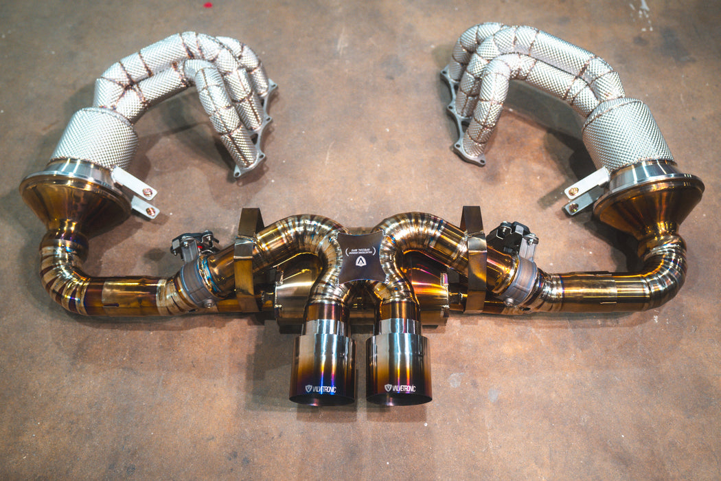 Valvetronic Valved Sport Exhaust System for Porsche 992 GT3/RS