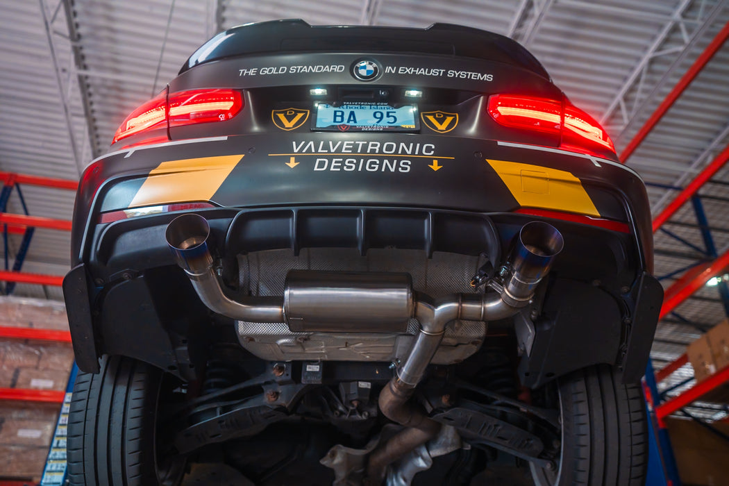 BMW F30 / F22 / F36 / F32 Valved Sport Exhaust System (Axleback) F cha