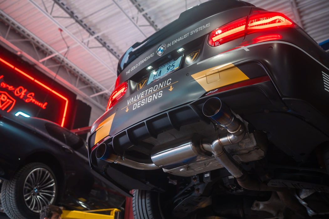 BMW F30 / F22 / F36 / F32 Valved Sport Exhaust System (Axleback) F cha