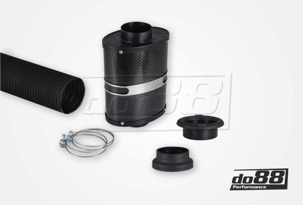 BMC OTA Oval Trumpet Airbox, Carbon fiber, Connection 85mm, Length 265mm