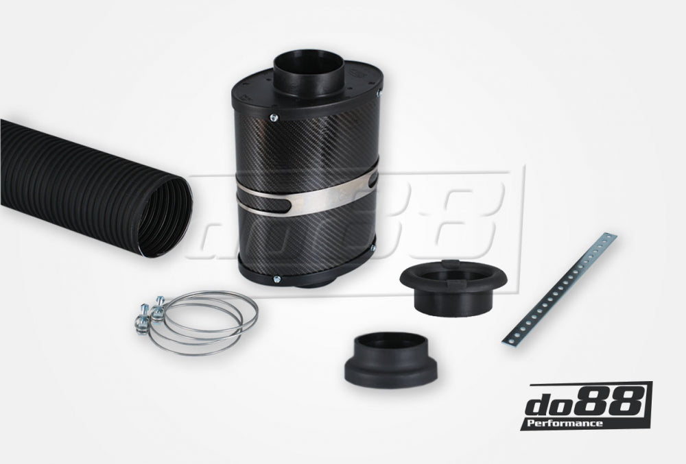 BMC OTA Oval Trumpet Airbox, Carbon fiber, Connection 85mm, Length 295mm - Harrys Euro