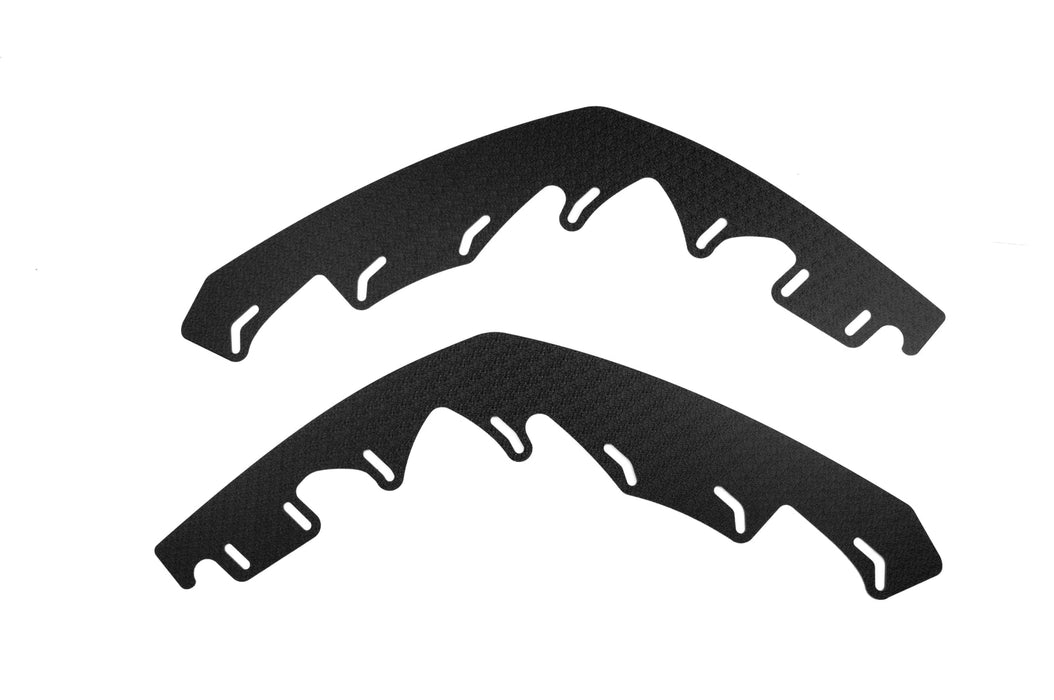 S15 / 200SX Aero Front Lip Splitter Extensions (Pair - For Aero Front Bar)-Flow Designs