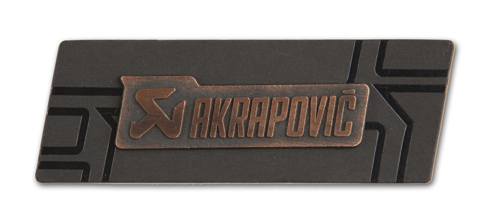 Akrapovic Copper Sign Badge