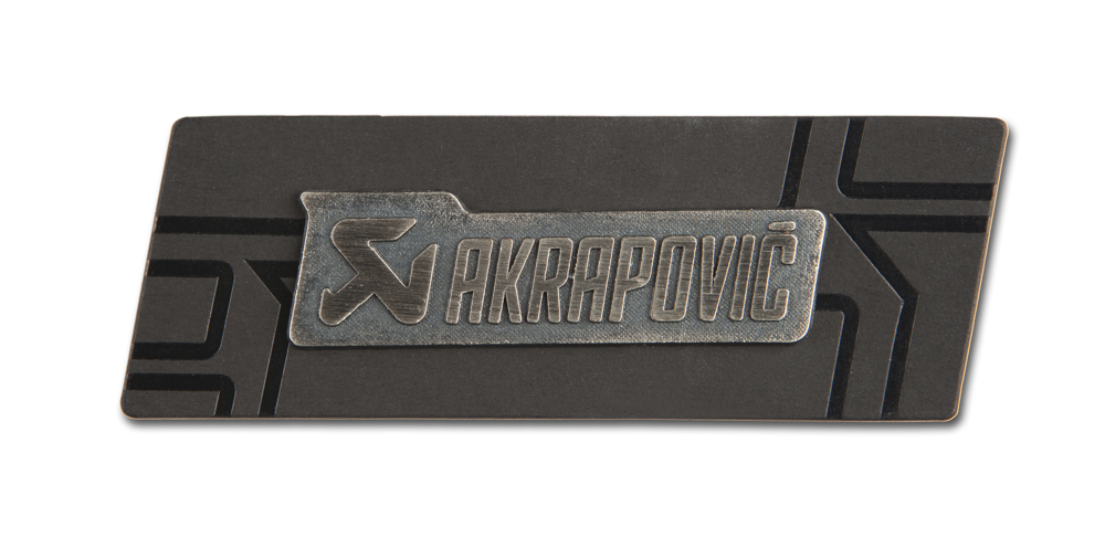 Akrapovic Silver Sign Badge