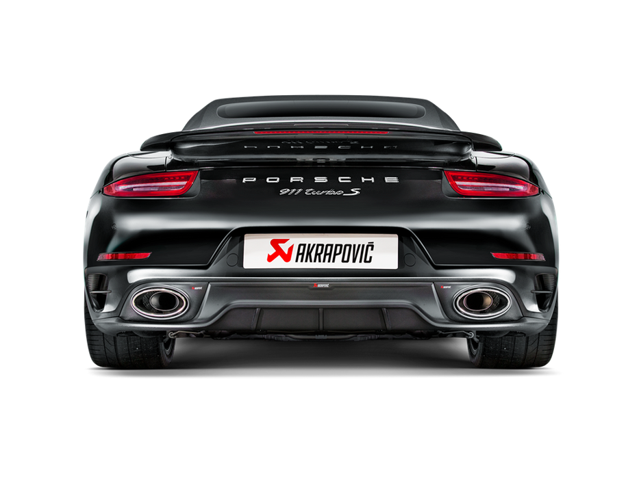 Akrapovic Rear Carbon Fibre Diffuser for Porsche 911 Turbo/Turbo S (991)