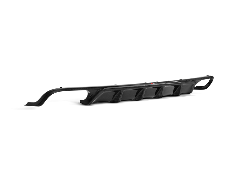 Akrapovic Rear Carbon Fibre Diffuser - Gloss for Porsche Macan GTS
