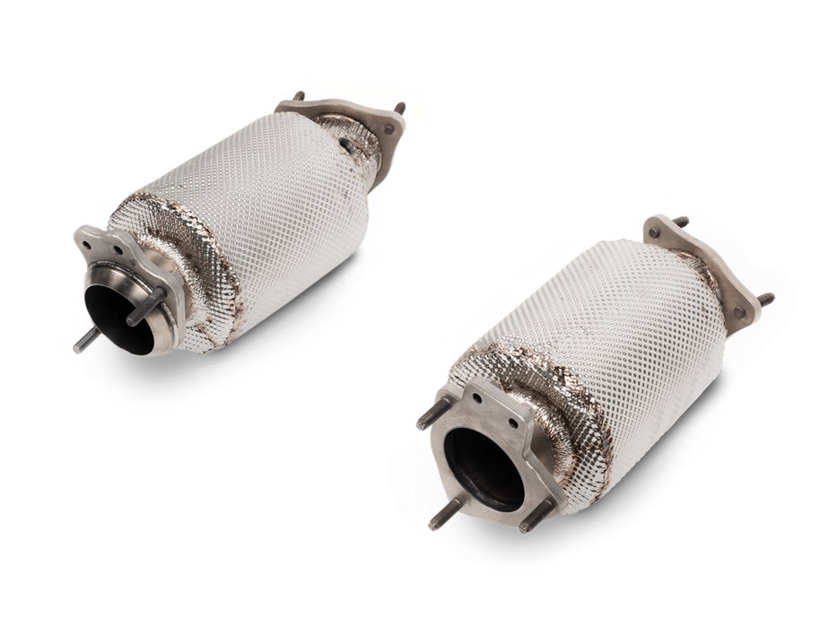 Akrapovic Link Pipe Set w/o Cat (SS) for Chevrolet Corvette Stingray (C8)