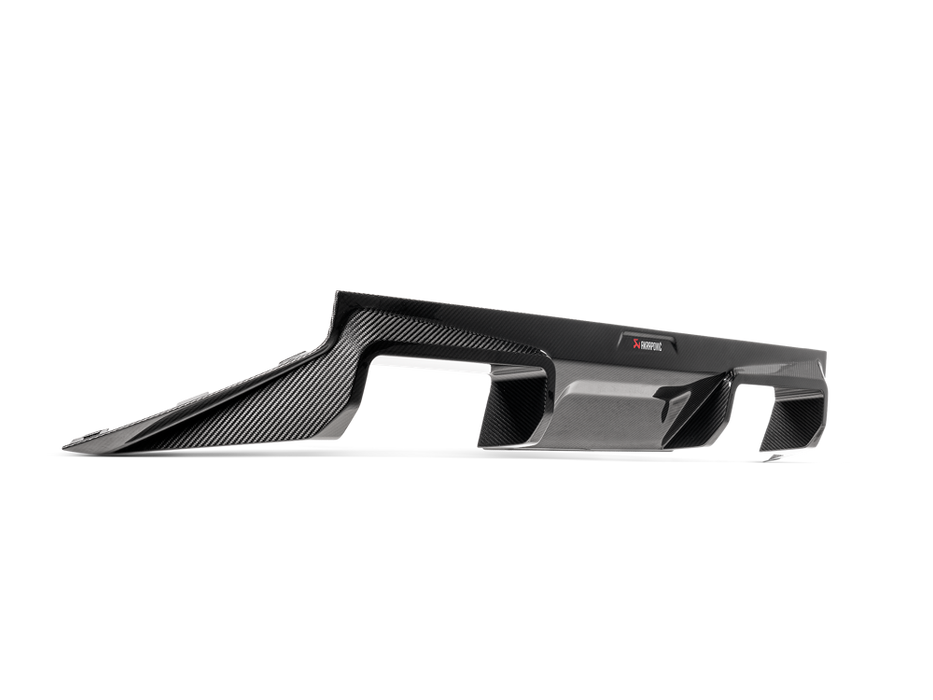 Akrapovic Rear Carbon Fibre Diffuser - Gloss for BMW G87 M2