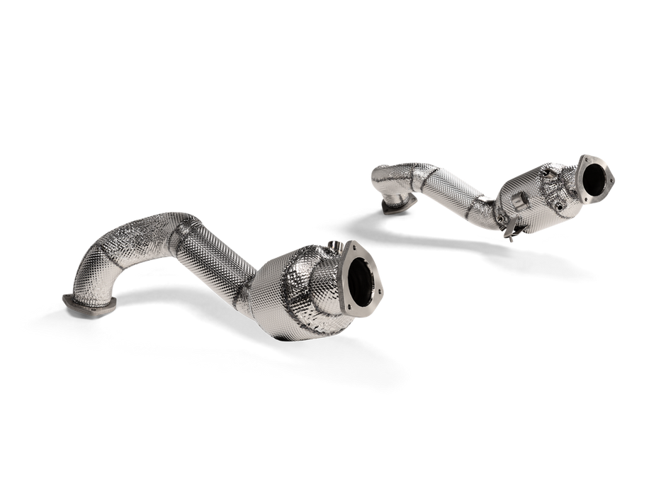 Akrapovic Link Pipe Set (Titanium) for Porsche 718 Cayman GT4 RS